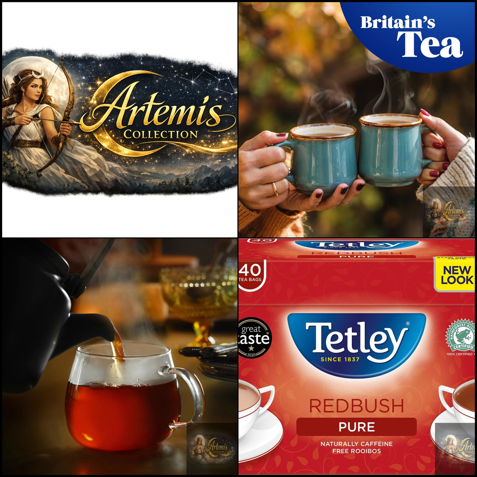 Tetley Redbush Tea Bags X40 ( Pack Of 6 ) - Image 3