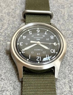 Timex MK1 TW2Y07900 Mechanical Watch 36mm Military Black Dial