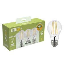 LAMPADA A LED A FILAMENTO MOD. 'GOCCIA' BEGHELLI 7W - E27 - 994Lm - 4000K - Conf