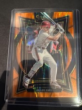 2025 Panini Select #22 Brady Ebel Orange Flash Prizms