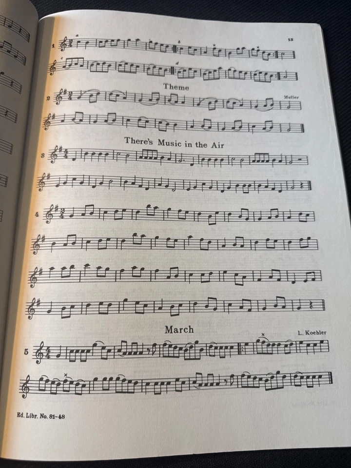 Gekeler Method For Oboe by Kenneth Gekeler Belwin Music Book One - Image 3 of 4