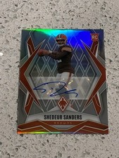 2025 Panini Phoenix Autograph Silver #154 Shedeur Sanders RC AUTO /199 Browns