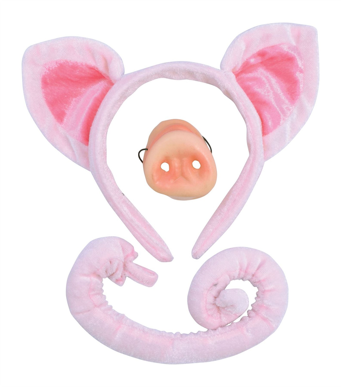 Bristol Novelty Child Fancy Dress Pig Set (Ears, Tail, Nose) - DS177