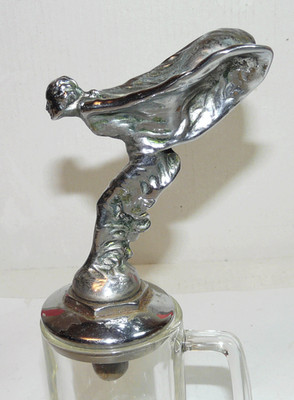 Maskottchen Rolls-Royce 20/25 25/30 P II Spirit of Ecstasy orig. on Steam CAP. 257