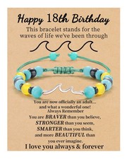 18th Birthday Gifts for Teen Best Friend Birthday Gifts for Women Green Beaded B