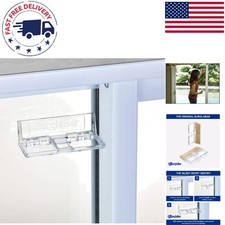 Adjustable 2 Pack Security Bars for Sliding Windows Patio Doors - Lexan Design