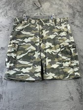 Carhartt Camo Cargo Shorts Relaxed Fit Utility Canvas Workwear Mens 42