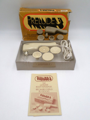 Vintage 1980s Windmere Prelude 3 Ultimate Body Massager Corded Handheld Tested