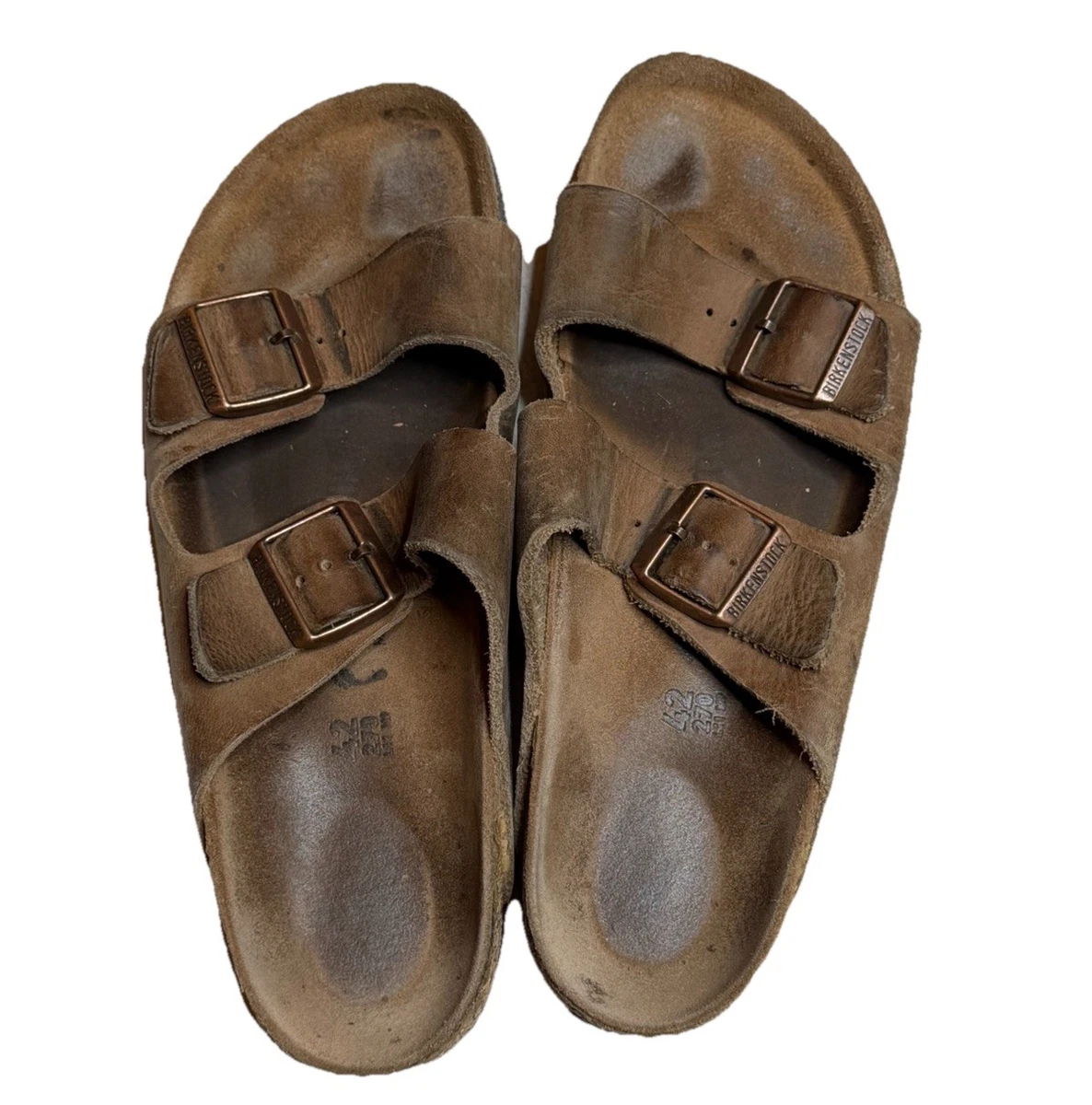 Birkenstock Brown Leather Sandals Men’s EU 44 285 Size 11 Straps Slides Birkenstock | Shoes | Birkenstock Brown Leather Sandals Mens  main image 2