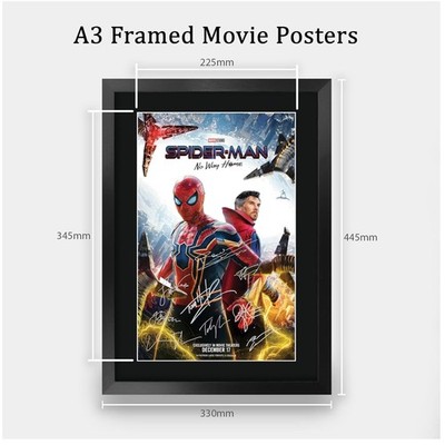 Spider-Man Movie Print Signed by Tom Holland/`