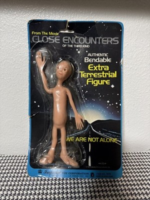 1977 Imperial Bendable Close Encounters of the Third Kind Bendy Alien NOS
