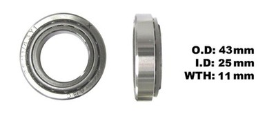 Kegellager oben für 2000 Yamaha TDR 125 (5AN8)