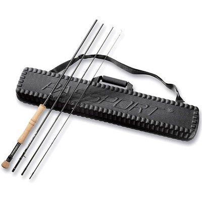 Flying Fisherman Passport Fly Fishing Rod 9  #8 wt w/ Case   New (Case Zipper)