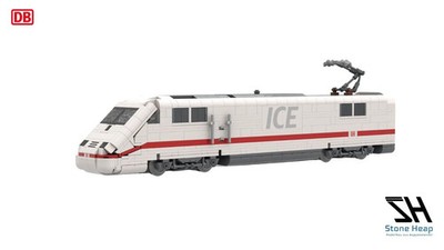 Stone Heap SH-3008 Deutsche Bahn ICE Triebwagen 1.256 Klemmbausteine NEU OVP