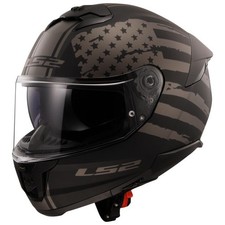 New Ls2 Assault Flag Full Face Motorcycle Street Helmet Matte Blkgray All Sizes
