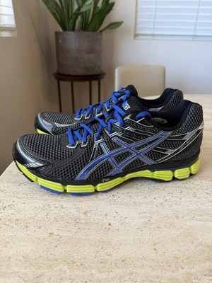 ASICS GT 2000 Running Shoes Men s Size 10  B US Mint  (T2LON) Black/ Blue