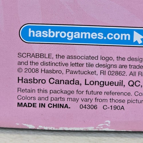 Designer's Edition Scrabble Game Pink Rotating Toys R Us 2008 100% Complete READ - Picture 11 of 17