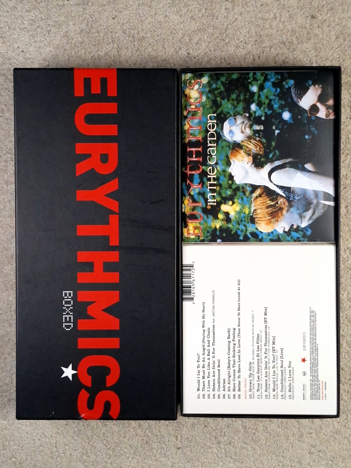 EURYTHMICS – Boxed - 2005 Remastered Boxed Set OOP RARE 8 DISC SET Bonus Tracks
