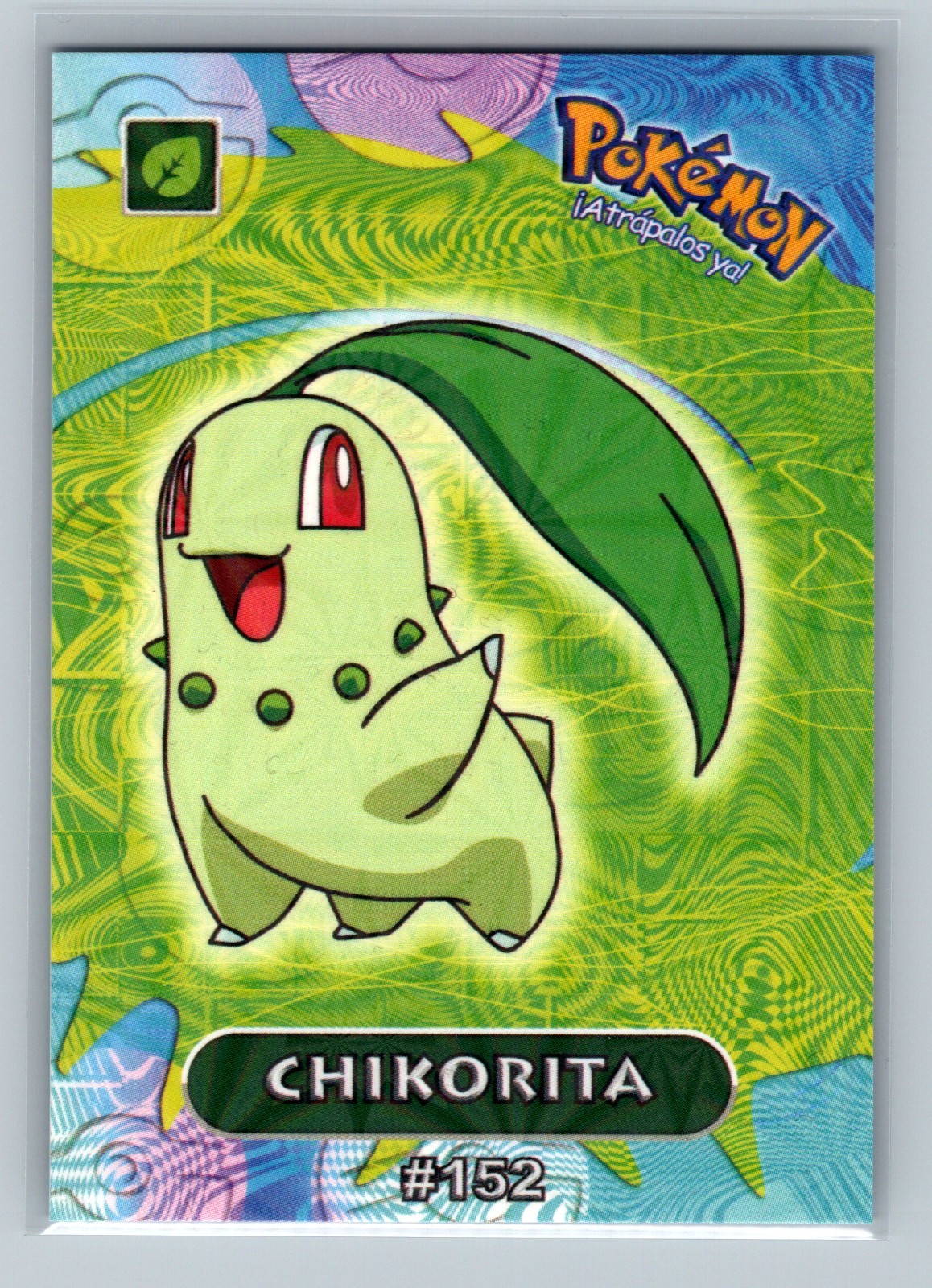 Pokemon Card - Chikorita #152 - Holo