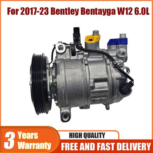 Bentley Bentayga Speed 2017-2023 Compressor with bracket P/N 4M0816803N Photo - $154