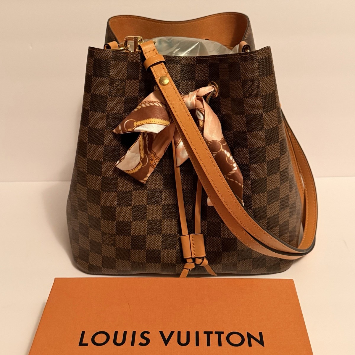 Louis Vuitton Damier Ebene Neonoe MM Safran | eBay display picture 3