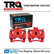 TRQ Performance Rear Performance Brake Caliper Set Fits Hyundai Kia