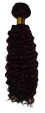14" Curly Burgundy  Black Braiding Hair wavy extensions