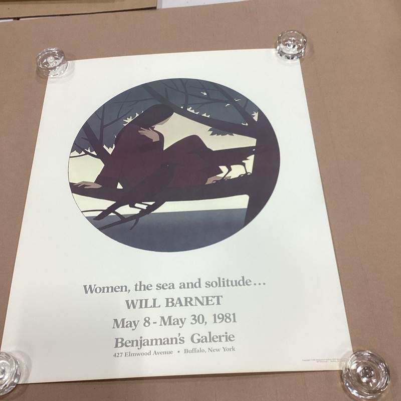 Will Barnet 1981 Gallery Poster - 30x24”