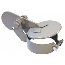 Anthes 11011 Exhaust Rain Cap, Powder Coated, Steel, Gray, Bolt Mounting