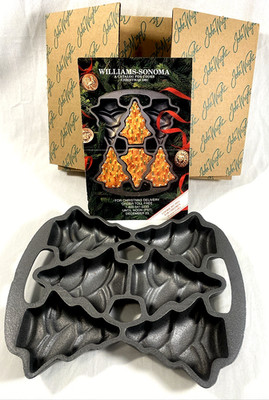 Vintage 1991 Williams Sonoma John Wright Cast Iron Christmas Tree Baking Mold