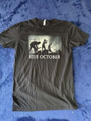 Blue October Summer 2022 Tour T-Shirt Medium Black Band Concert Tee