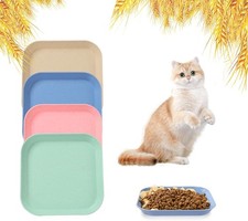Whisker Fatigue Cat Bowls 6 Inch Shallow Cat Food Bowl Wide Pet Dishes Indoor