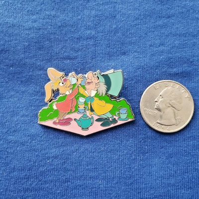 Disney Parks Mad Hatter & March Hare Drinking Tea Alice in Wonderland Pin