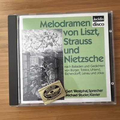 Melodramen Liszt Strauss Nietzsche - Gert Westphal - Michael Studer Jecklin CD