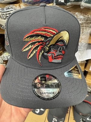 New Era Mexico Aztec Warrior Kappe SnapBack 9Fifty Charcoal Grau Rot Gold