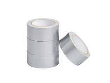Heavy Duty Advanced Strength Duct Tape 0.047m Wx 18.2 m L Silver 4 Pack Great 0.24 per metre