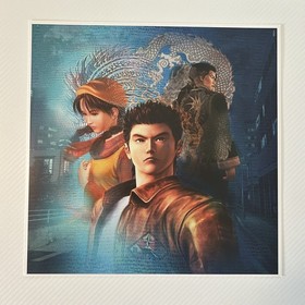 VARIOUS Shenmue 2015 LP Blue UK Vinyl Record ART PRINT & OBI PLAY GRADED VG+
