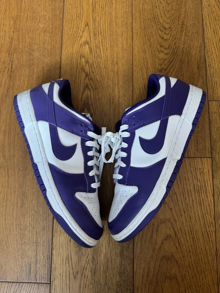 Nike Dunk Low Retro Court Purple White UK 8.5 EU43 DD1391-104 OG Box, photo 4 of 5