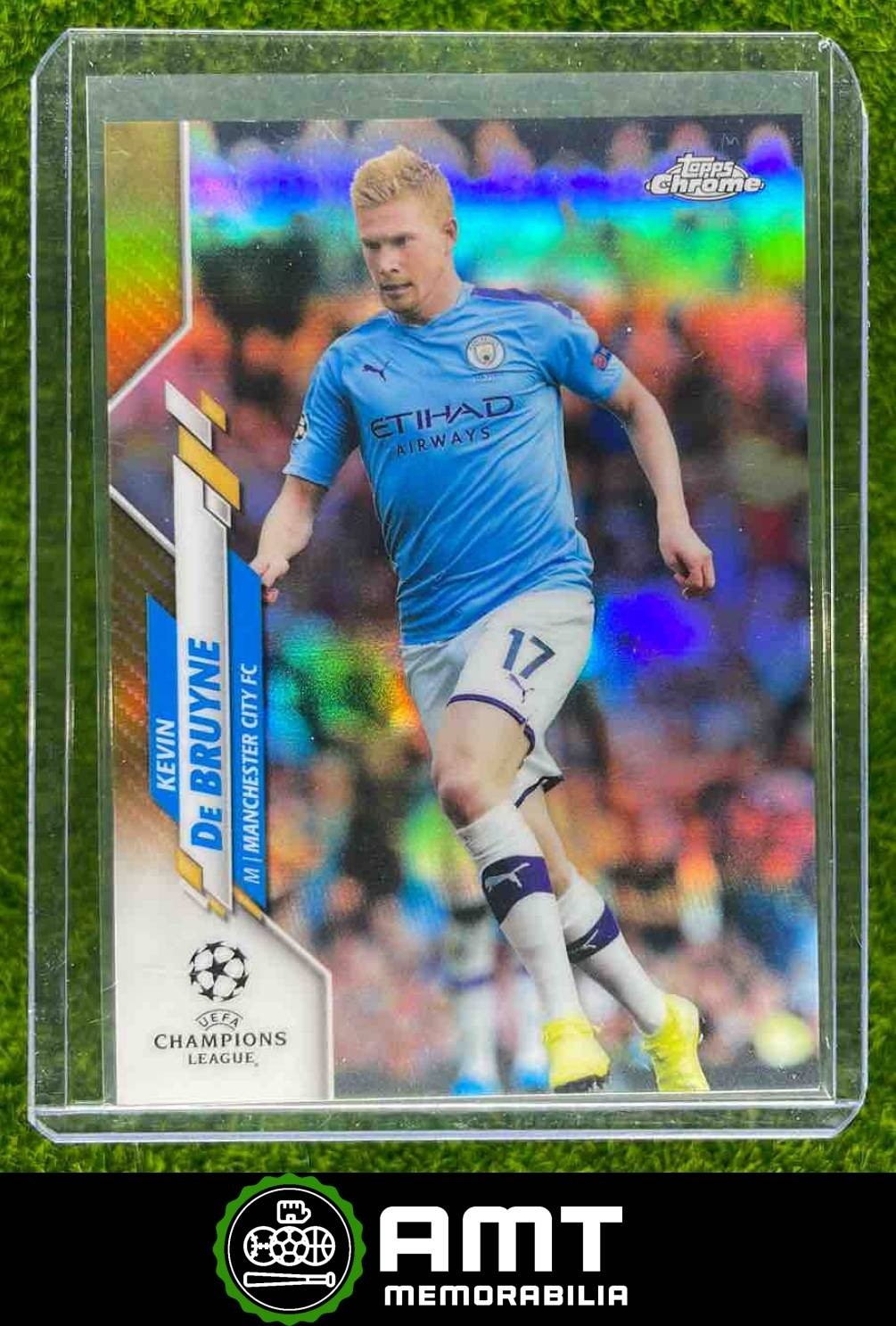 2019 Topps Chrome UEFA Champions League Kevin De Bruyne Gold 31/50 Man City