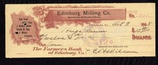 6H189 - 1908  - EDINBURG MILLING - EDINBURG, VA.