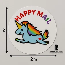 2" Circle Labels - 50 Stickers per Sheet (Fanfolded) – Glossy Round Sticker for