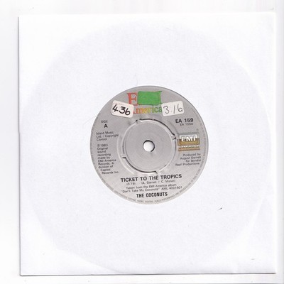 (AP597) The Coconuts, Ticket To The Tropics - 1983 - 7 inch vinyl