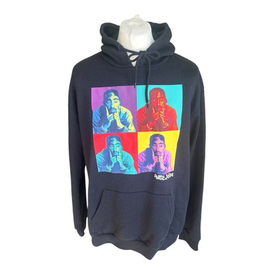 Chemistry Poetic Justice Tupac Hoodie Pullover Schwarz Sweatshirt Herren Gr. XL