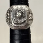 USMC Vintage Marines Eagle HH Sterling Silver  Ring Men’s 10 1/2 Signet Ring
