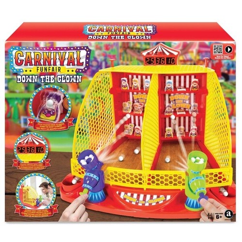 Electronic Arcade Carnival Funfair Down the Clown Game eBay