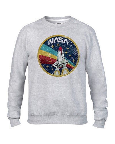 Vintage Retro Nasa Space Graphic Logo 