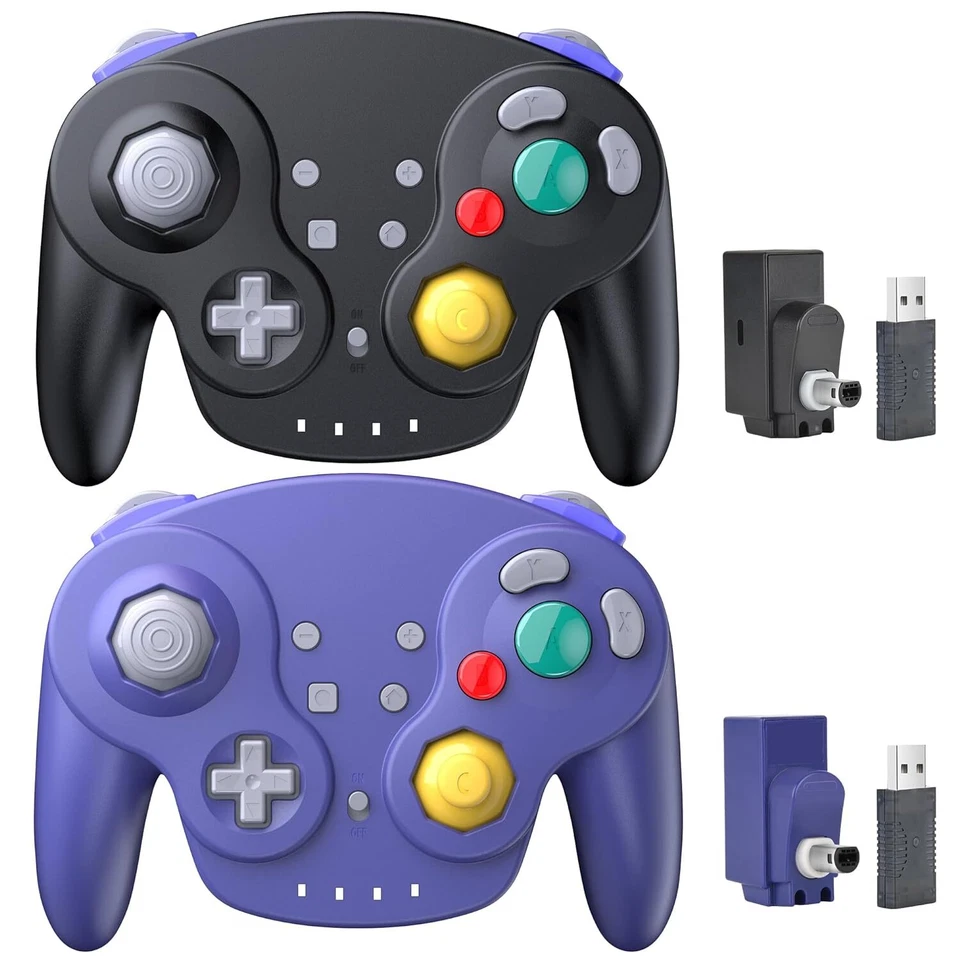 Kabellos CONTROLLER mit NGC&USB Empfänger For Nintendo GameCube Switch PC Mac DE - Bild 2 von 4