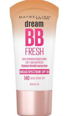 Maybelline Dream Fresh BB Cream Skin Perfector #140 Deep Sheer (pack of 2)