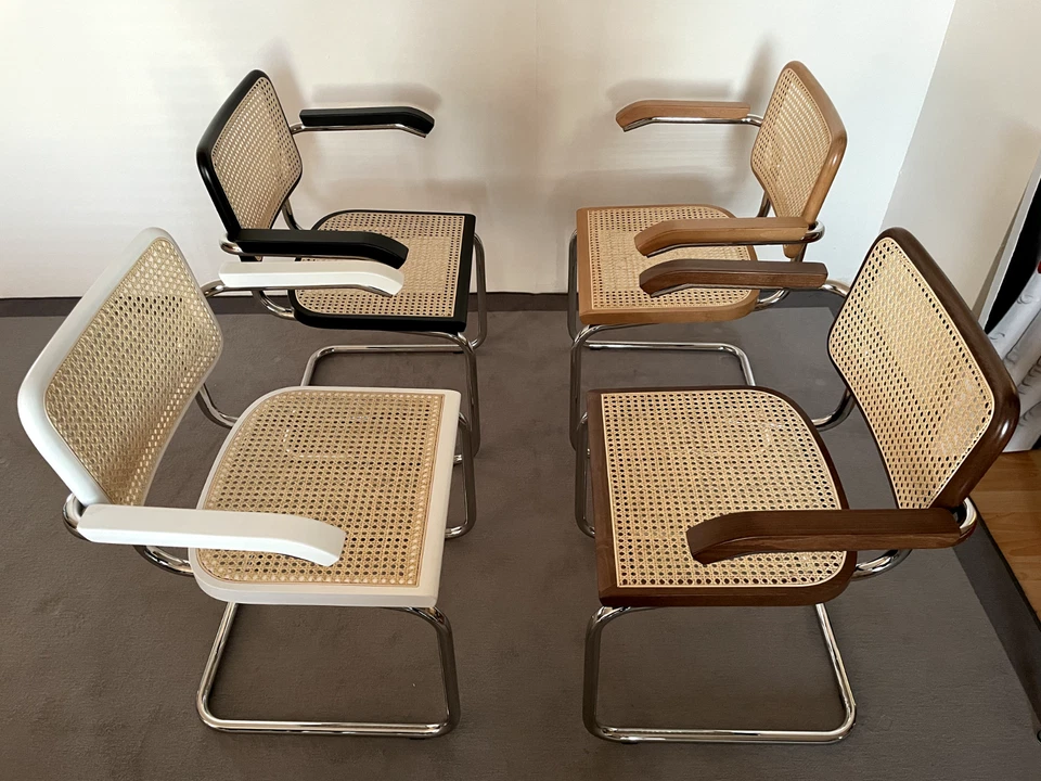 SEDIA CESCA con braccioli BAUHAUS MADE IN ITALY BAUHAUS - Immagine 3 di 4