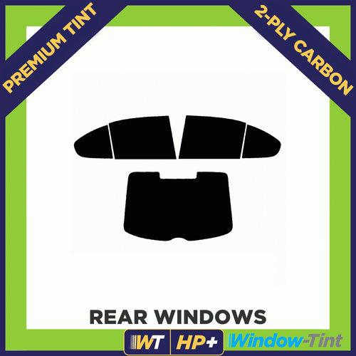 For Skoda Octavia 5-door (Facelift) 09-12 Carbon Pre Cut Tint 20% Dark 2-ply - Picture 2 of 10